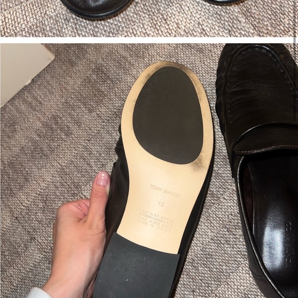 Tony Bianco Dark Brown Loafers - Picture 6 of 9